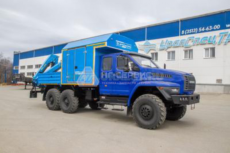 Грузопассажирский фургон УРАЛ NEXT ПАРМ  4320-72 c КМУ ИМ-50